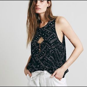 Free People Look Through keyhole tank top